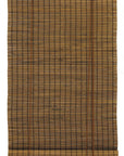 Espresso Brown Bamboo Slat Roll Up Window Blind