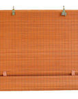 Bamboo Flat-weave Sun-filtering Cordless Roll Up Blind