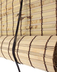 Seta Direct, Natural Bamboo Slat Tortoise Shell Roll Up Window Blind