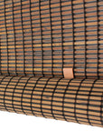 Seta Direct, Bamboo Slat Roll Up Cordless Window Blind Espresso Brown
