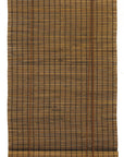 Espresso Brown Bamboo Slat Roll Up Window Blind