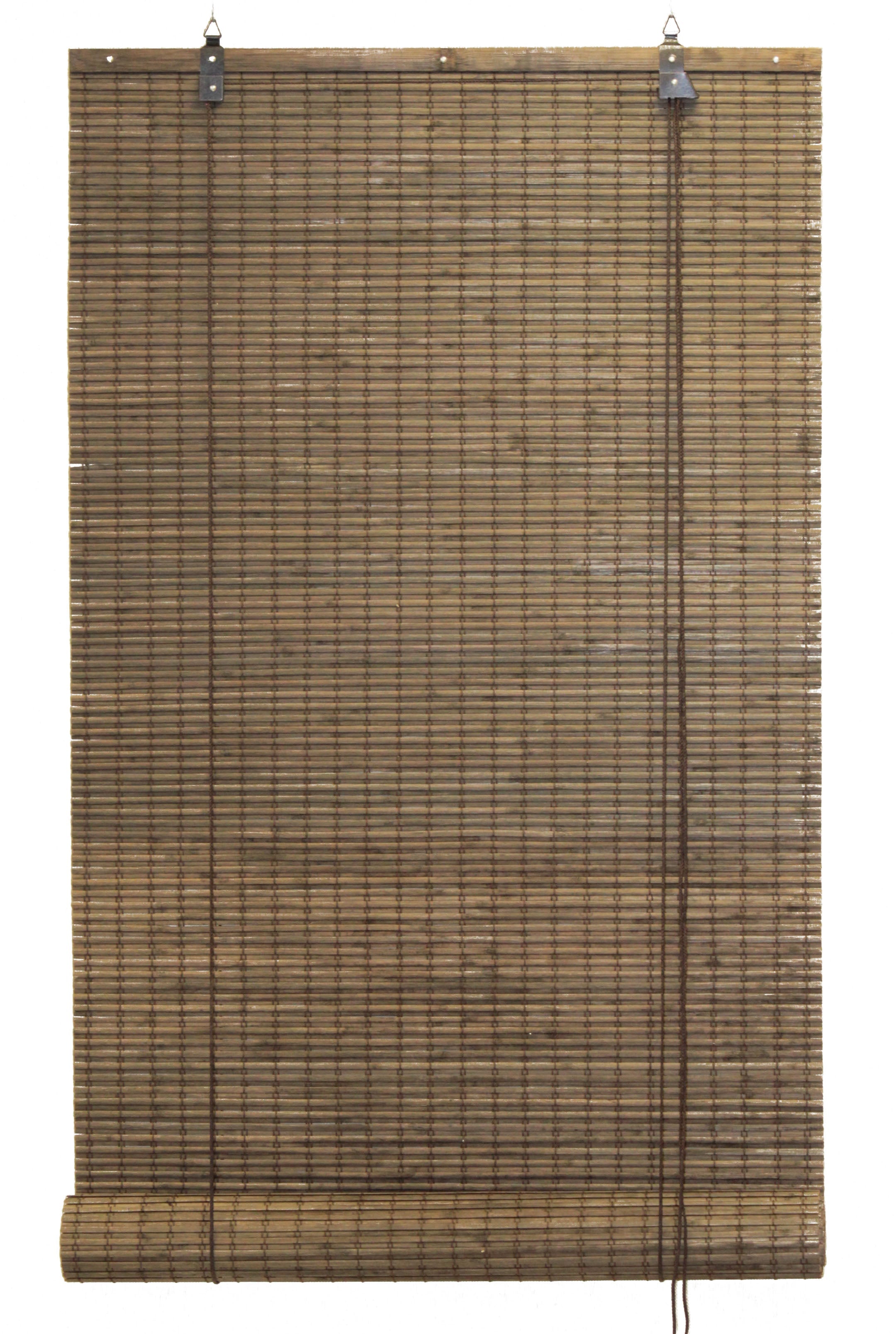 Bamboo Flat-weave Sun-filtering Roll Up Blind