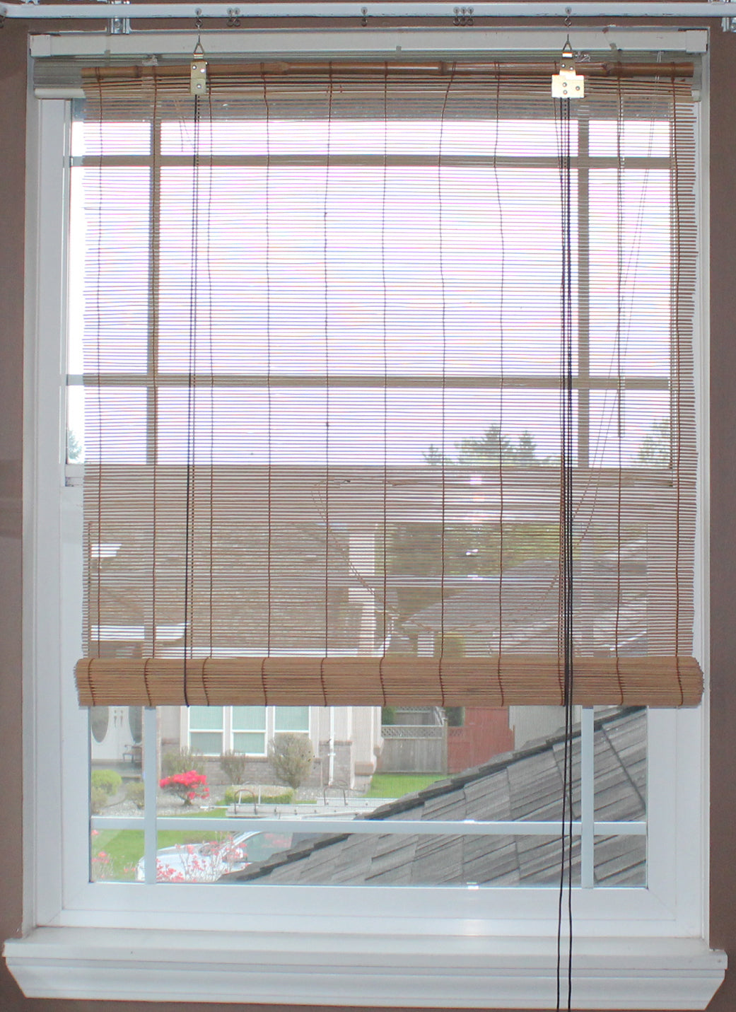 Natural Bamboo Matchstick Roll Up Window Blind