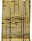 Natural Bamboo Slat Tortoise Shell Roll Up Window Blind