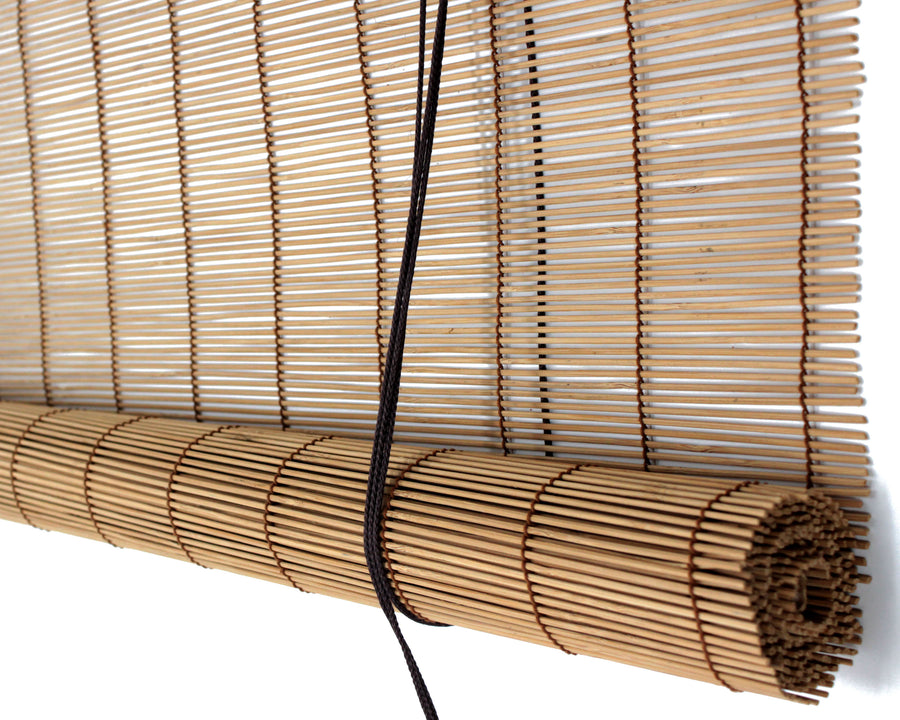 Natural Bamboo Matchstick Roll Up Window Blind