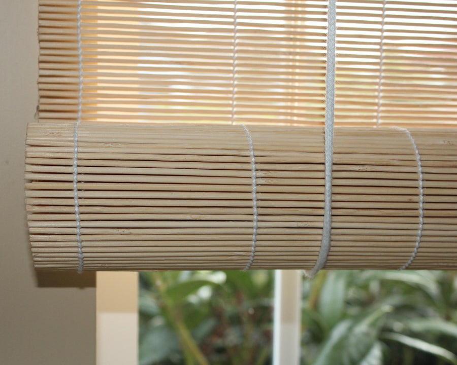 Natural Bamboo Matchstick Roll Up Window Blind