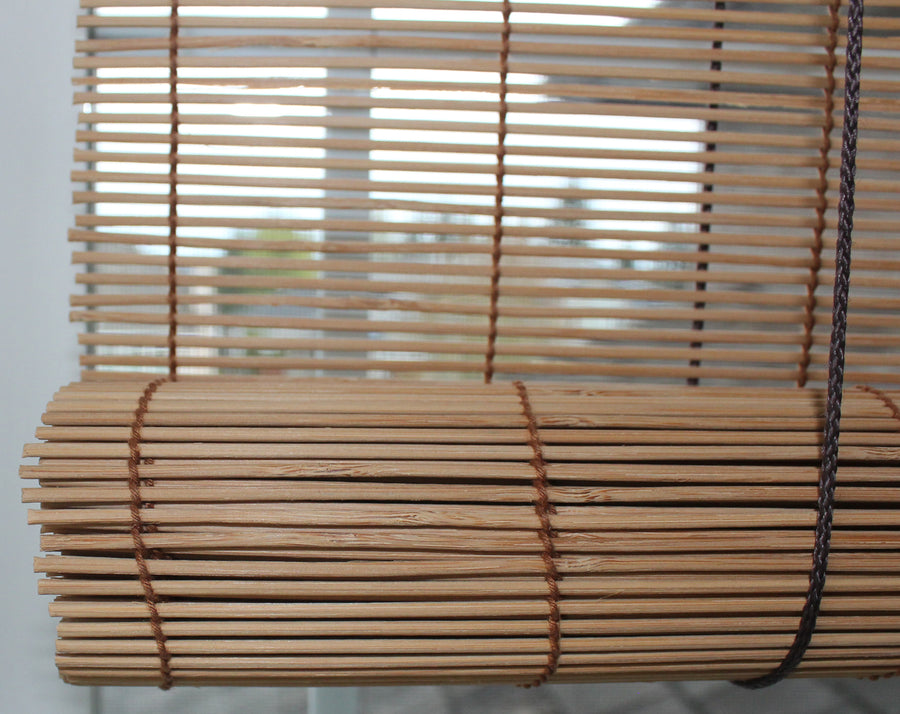 Natural Bamboo Matchstick Roll Up Window Blind