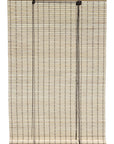 Brown Carbonized Bamboo Slat Roll Up Blind