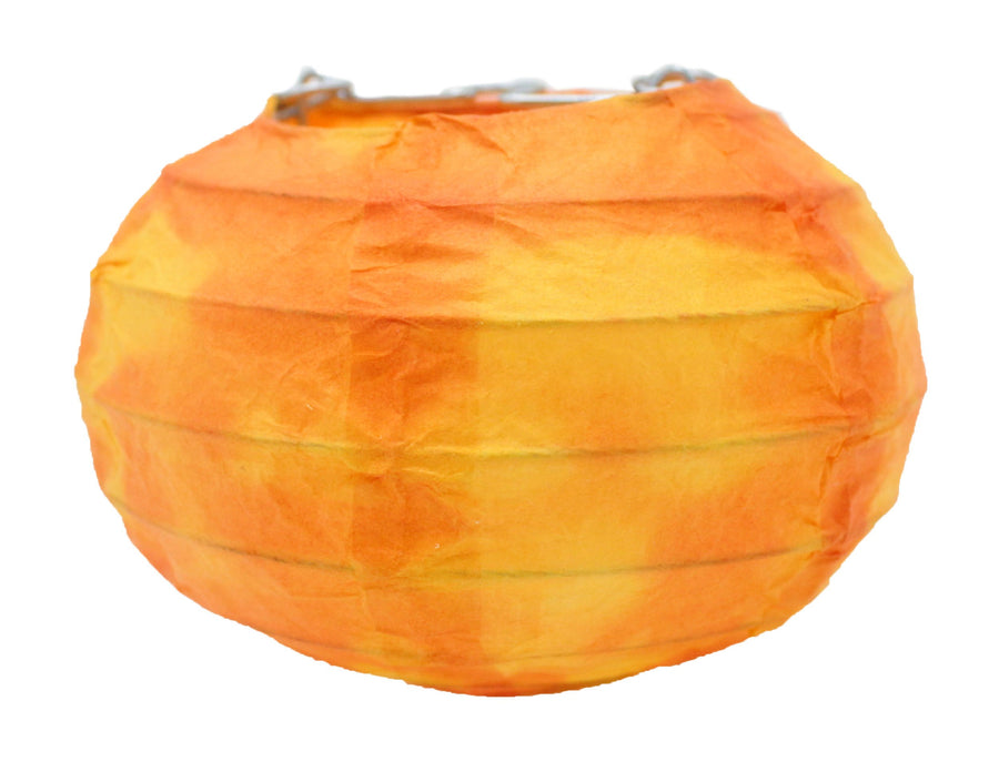 3.5-Inch Oval Pumpkin Mini Decorative Paper Lantern
